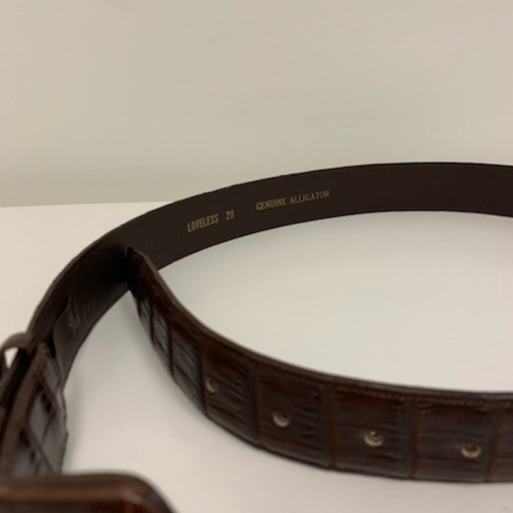 Genuine Alligator - Loveless 29 - Brown